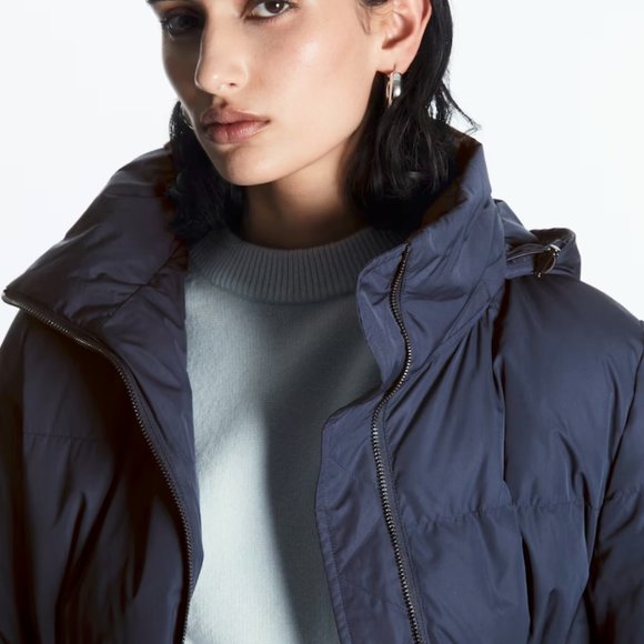 COS Drawstring Women's Redown Puffer Jacket NWOT - Picture 4 of 12